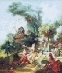 Fragonard, Jean-Honore, The Lover Crowned Fine Art Oil Painting