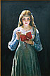 Cot, Pierre Auguste, A Pause for Thought Fine Art Oil Painting