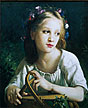Bouguereau, Adolphe William, La Petite Ophelie Fine Art Oil Painting