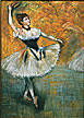 Degas, Edgar, Dancer with Tambourine Fine Art Oil Painting