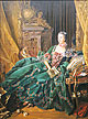 Boucher, Francois, Portrait of Madame de Pompadour Fine Art Oil Painting