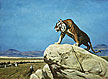 Gerome, Jean-Leon, Tiger on the Watch Fine Art Oil Painting
