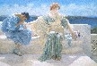 Alma-Tadema, Sir Lawrence, Ask Me No More Fine Art Oil Painting