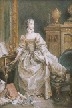 Boucher, Francois, Madame de Pompadour Fine Art Oil Painting