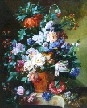 Huysum, Jan van, Vase of Flowers Fine Art Oil Painting